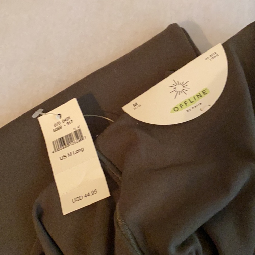 Aerie OFFLINE Real Me High-Waisted 7/8 Leggings Size Medium Long - Picture 9 of 9